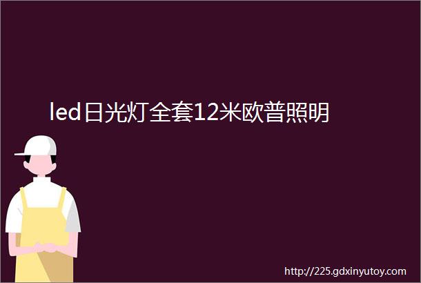 led日光灯全套12米欧普照明